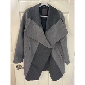Vera Wang Handmade Wool Blend Women's Size M Poncho/Overcoat